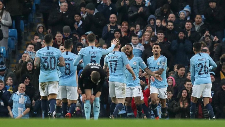 Man City Gilas Rotherham United 7-0