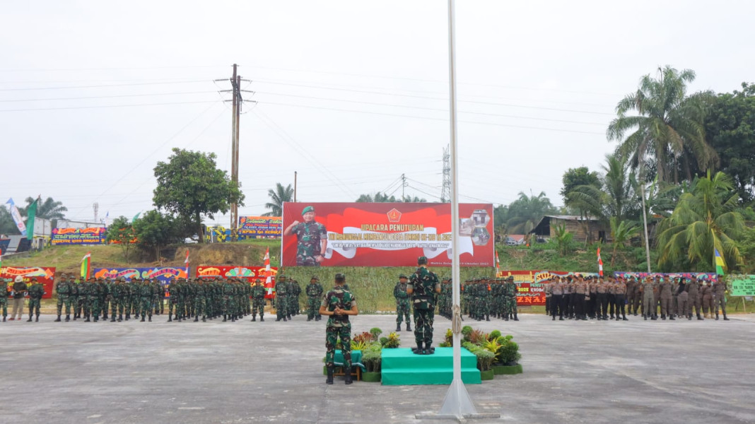 TMMD ke 118 Bengkalis Resmi Ditutup Oleh Danrem 031/WB