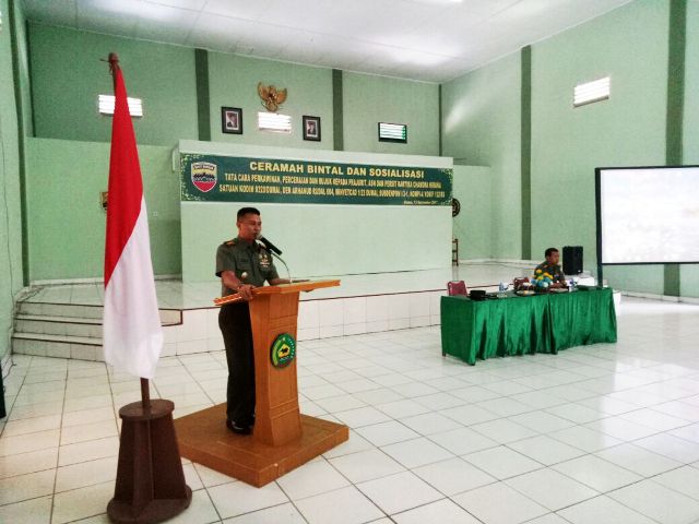 Sosialisasi Pembinaan Mental di Wilayah Kodim 0320/Dumai