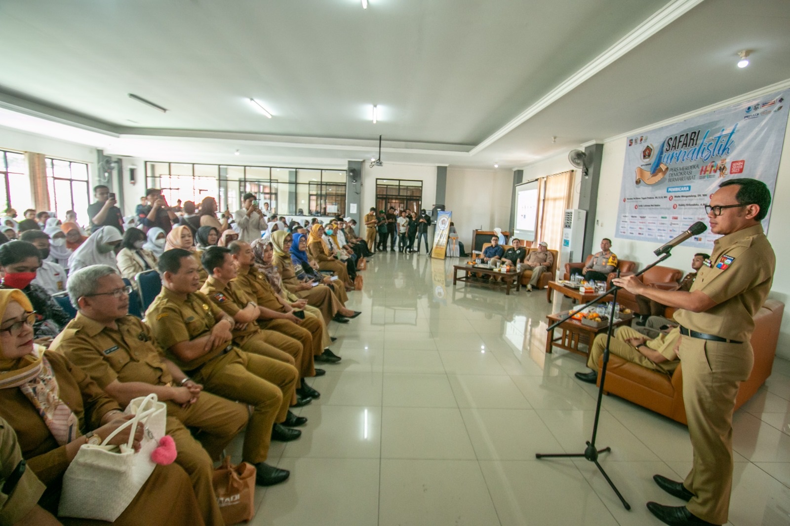 Safari Jurnalistik PWI Kota Bogor, Bima Ajak Siswa Lebih Bijak Manfaatkan Media Sosial