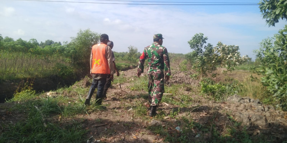 Serka Supriadi Berikan Sosialisasi Terkait Pencegahan Karhutla Kepada Masyarakat
