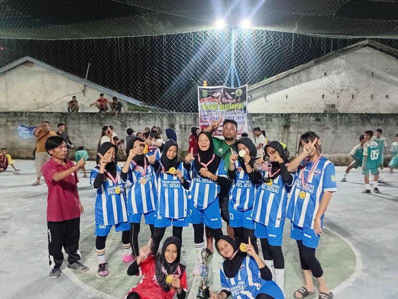 Ladies Teduh Juara Turnamen Futsal Putri U-14