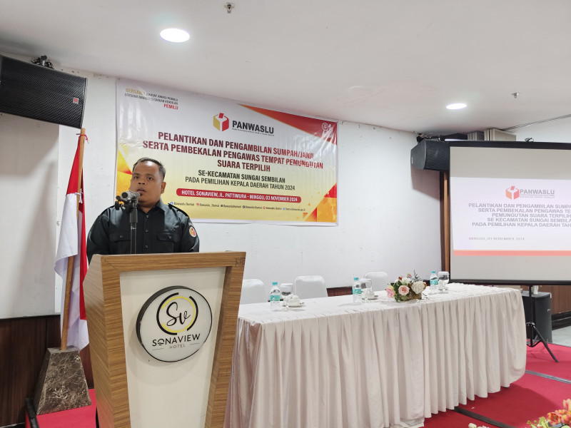 Sebanyak 496 PTPS Resmi Dilantik Bawaslu Dumai