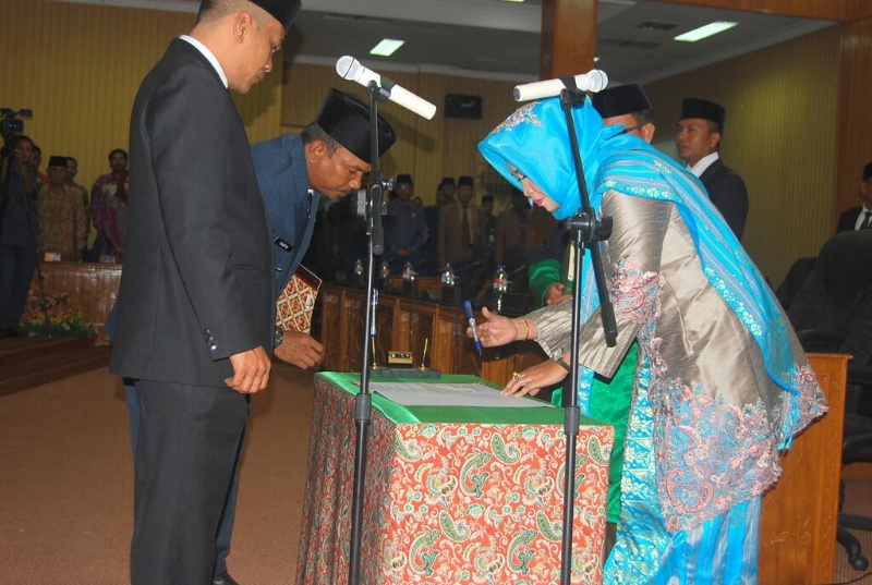 Febriza Luwu Resmi Dilantik Sebagai Anggota PAW DPRD Bengkalis