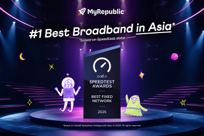MyRepublic Awarded #1 Best Fixed Network in Asia by Ookla®