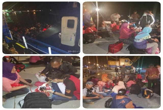 Pembawa Ratusan TKI Ilegal dari Malaysia Diserahkan ke Imigrasi Bagansiapiapi