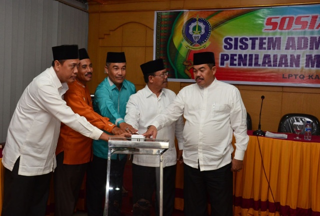 Perdana, LPTQ Bengkalis Gelar Sosialisasi Sistem Elektronik MTQ