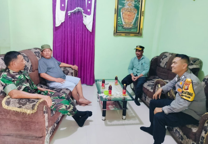 Komsos Serka M.Aslim Lubis Dengan Perwakilan Tokoh-tokoh Masyarakat