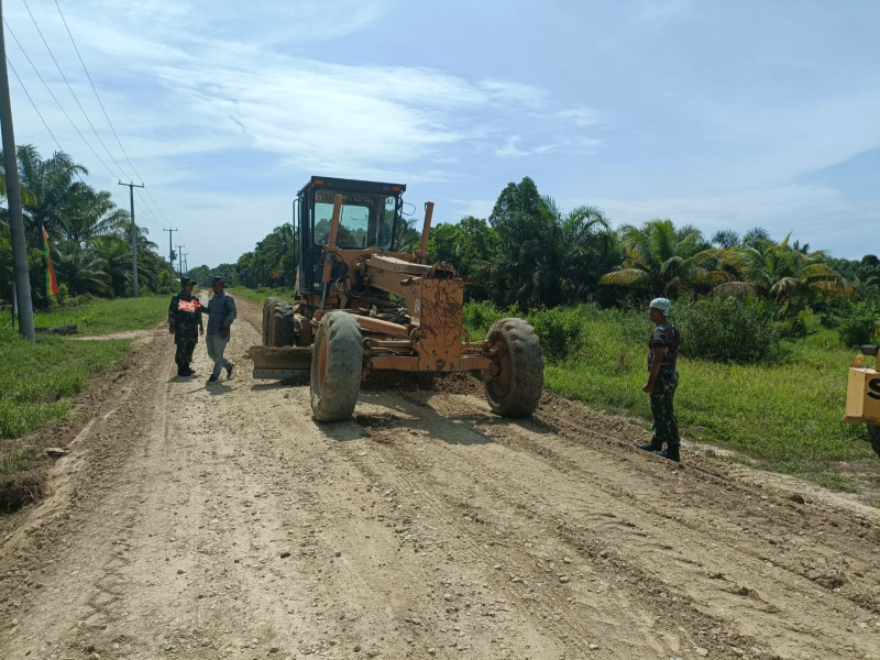 TMMD ke 117, Demi Kelancaran Perbaikan, Satgas Mulai Kerahkan Alat Berat