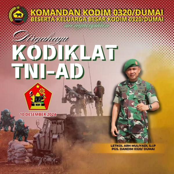 HUT Kodiklat, Dandim Dumai Soroti Pentingnya Profesionalisme Prajurit