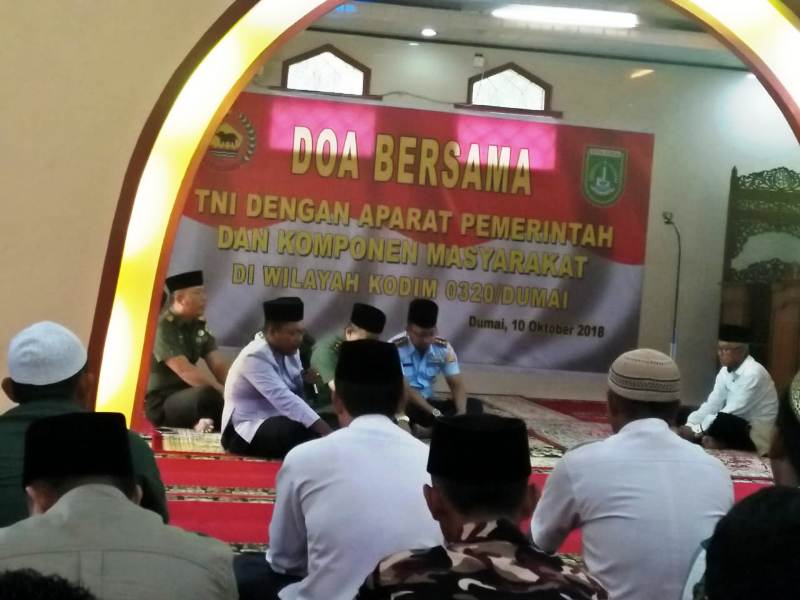 TNI Gelar Doa Bersama Aparat Pemerintah dan Masyarakat