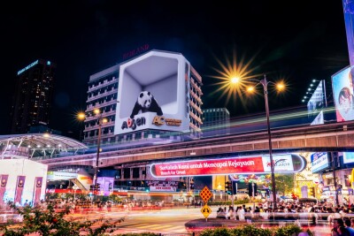 Absen A25 Series Brings 3D Panda to KL’s Golden Triangle