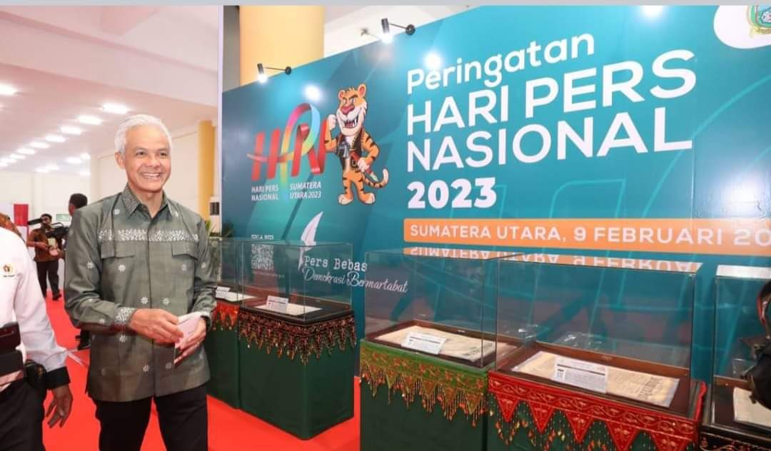 Hadiri HPN 202, Ganjar : Semoga Beritanya Lebih Mendidik