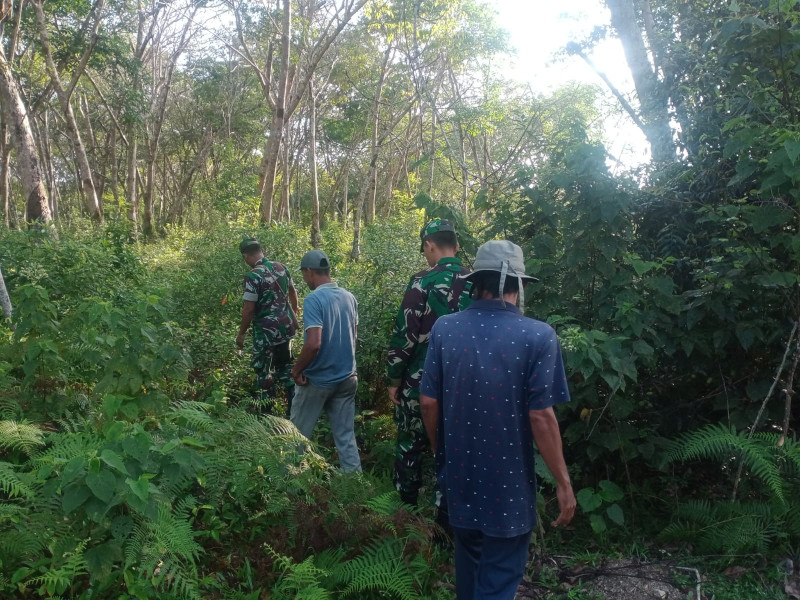 Pelaksanaan Tim Gabungan Koramil 06 Merbau Untuk Mencegah Karhutla