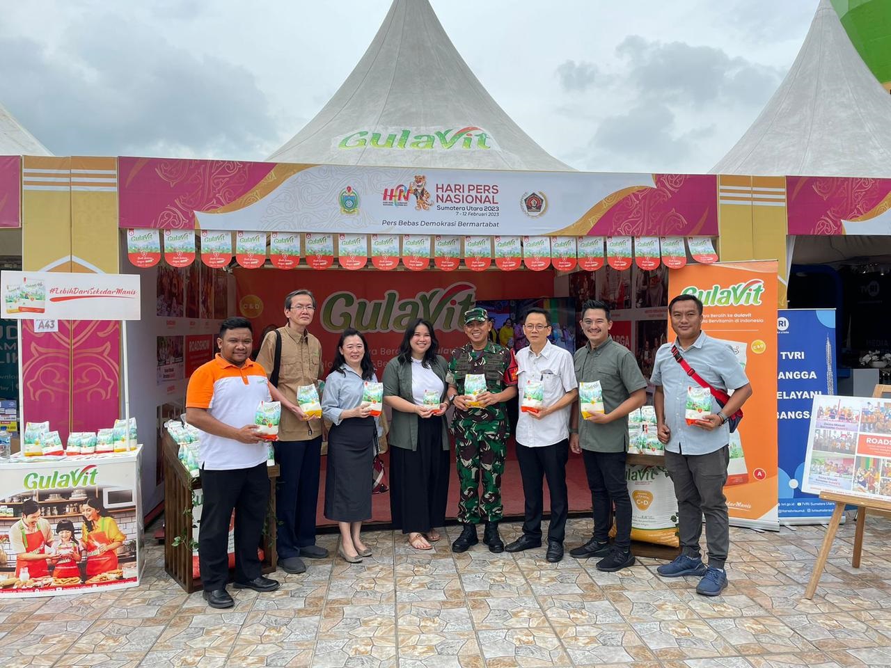 GulaVit Ikut Sukseskan HPN 2023 di Medan