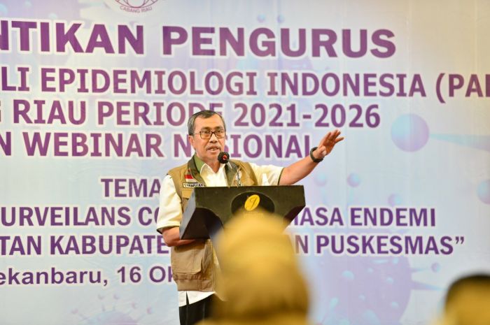 Gubernur Riau Apresiasi Ahli Epidemiologi Indonesia Bantu Pengendalian COVID-19