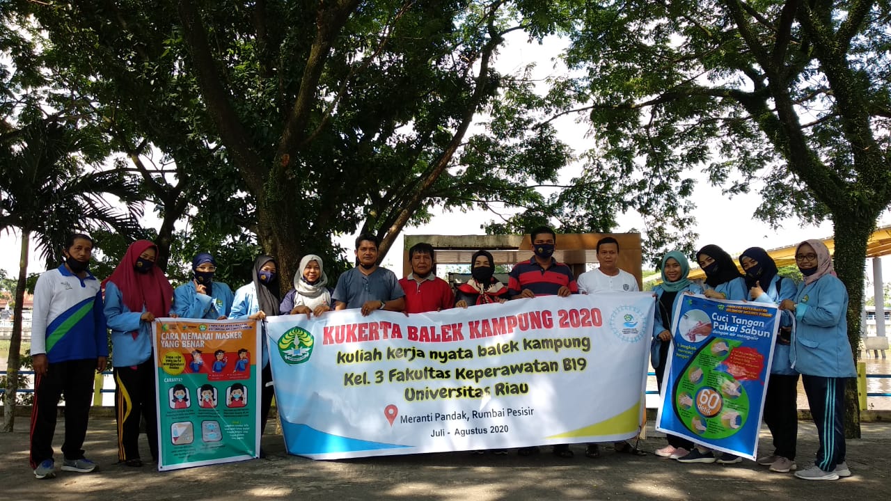 Tim Kukerta Balek Kampung Unri Laksanakan Senam Lansia dengan Taati Protokol Kesehatan