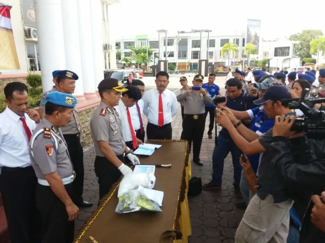 Polres Dumai Rilis Hasil Operasi Antik 2017