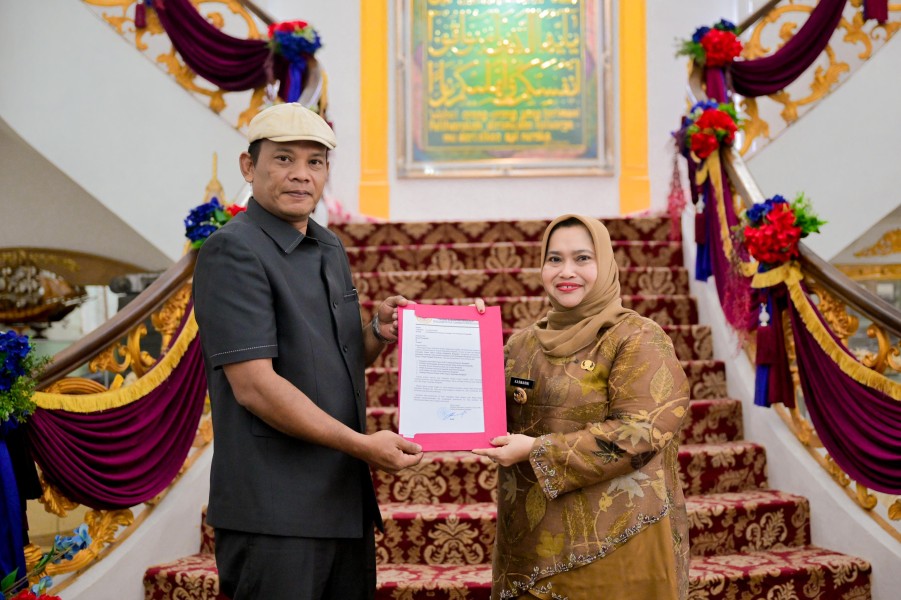 Bupati Kasmarni Terima Kunjungan Silaturahmi Lembaga Pendidikan Wartawan PJC Cabang Bengkalis