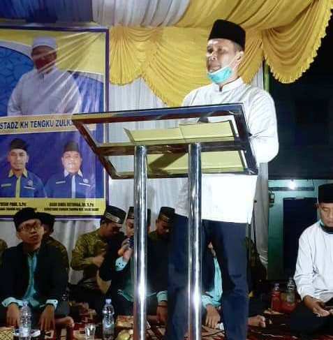 Kepala Dinas Perizinan Labuhanbatu Hadiri Malam Safari Dakwah dan Sampaikan Komitmen Bupati