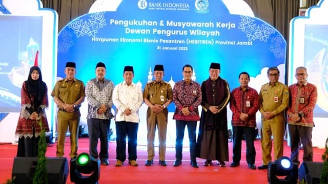 Wakil Gubernur Jambi Abdulah Sani Hadiri Pengukuhan DPW Hebitren Provinsi Jambi