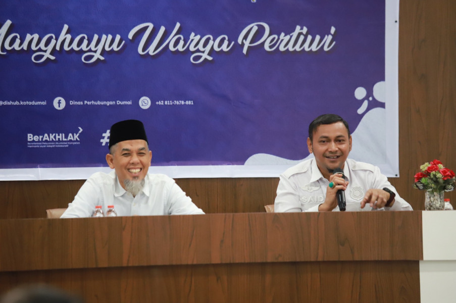 Walikota Dumai Pimpin Rapat di Kantor Kadishub