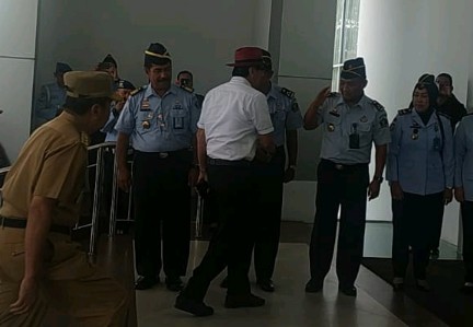 Menkum HAM RI Tiba di Pekanbaru