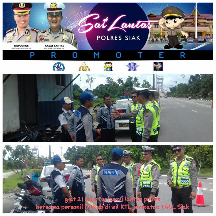 Cipkon Gakkum Lantas Polres Siak, Roda Dua Dominasi Pelanggaran