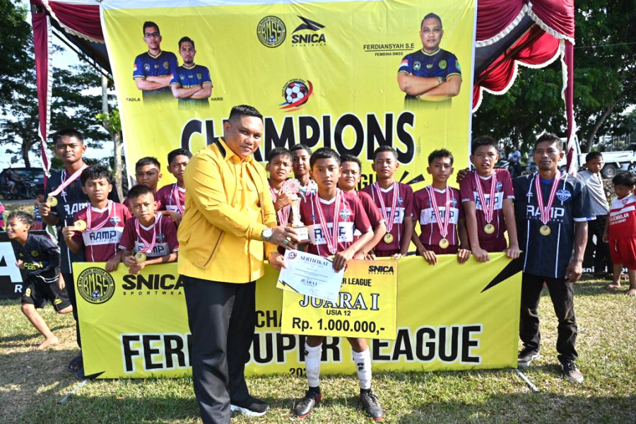 FSL Sukses dan Meriah, Ferdiansyah Berkomitmen Majukan Sepakbola Dumai