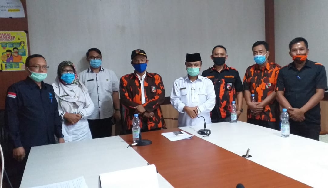 Gugus Tugas Covid-19 Kota Dumai Sambut Niat Baik Pemuda Pancasila
