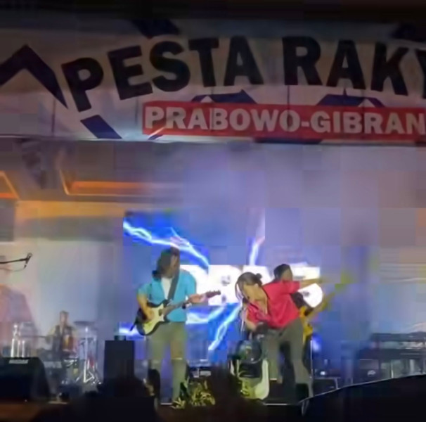 Meriahkan!!!! Pesta Rakyat Prabowo Gibran di Tembilahan Hadirkan Driv3 dan Ghea Youbi