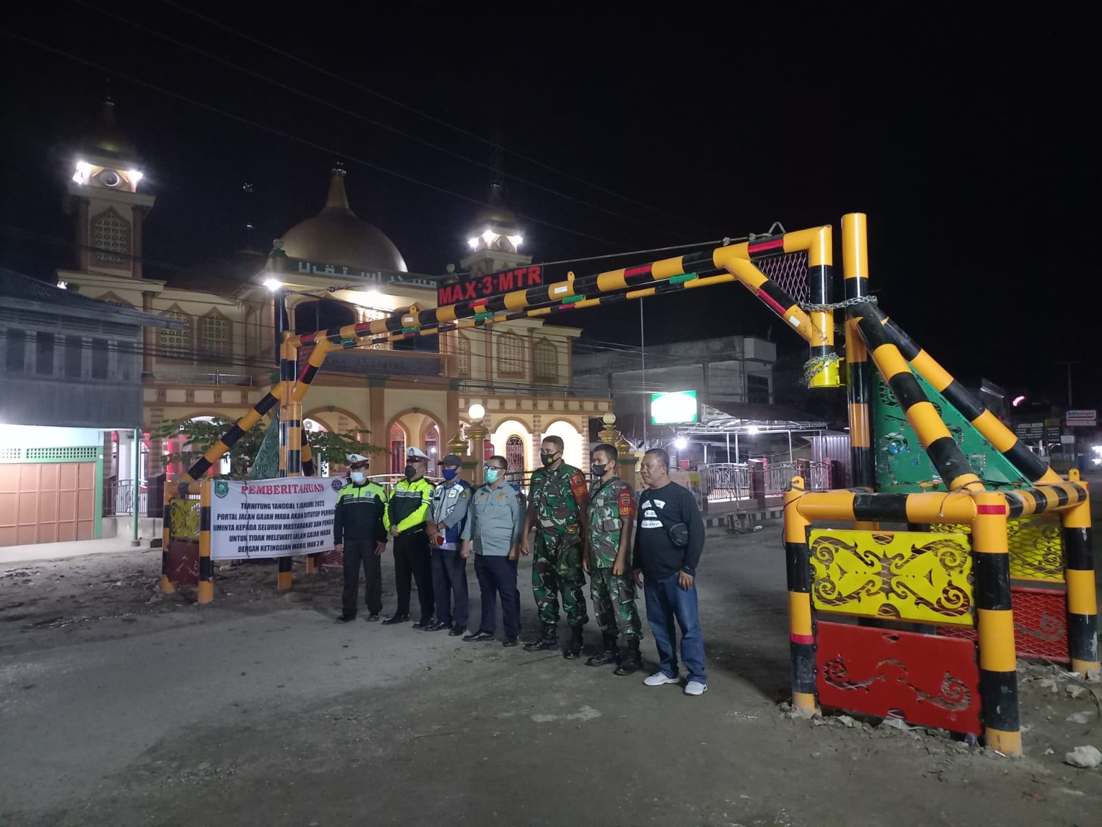 Portal Gajah Mada Sebanga Duri Jalan Lagi Buka-Tutup, Dishub Diminta Tegas dan Keras