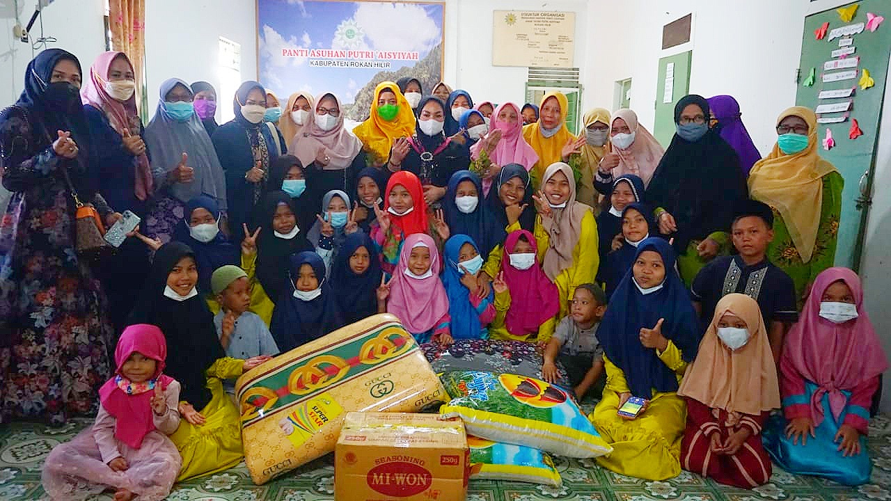 Sanimar S.Pd Sambangi Panti Asuhan Putri Aisyiyah