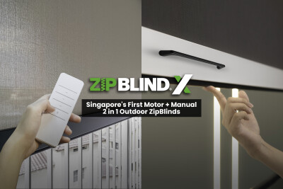 Singapore’s first hybrid outdoor blind puts control back in homeowners’ hands