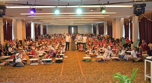 Ratusan Siswa TK dan SD di Batam Ramaikan Lomba Mewarnai Bank Riau Kepri