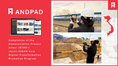 ANDPAD Completes the Vietnam Demonstration Project Under JETRO's Japan-ASEAN Asia Digital Transformation Promotion Program