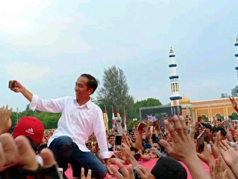 Jokowi Capres Pertama yang Kampanye Akbar di Dumai