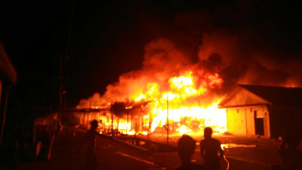 21 Rumah di Panipahan Dilalap Api, 2 Warga Terluka