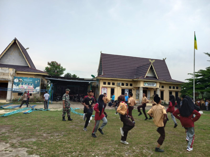 Danpos Bukit Kapur Laksanakan Pematangan Jelang Perayaan HUT RI ke 78