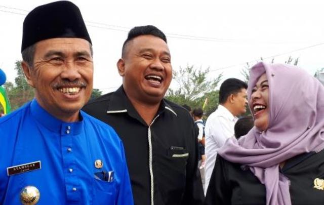 Gubernur Riau Terpilih Disambut Antusias Oleh Masyarakat Pada Penutupan TMMD ke-102