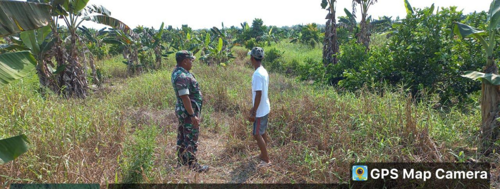 Sertu Sareh Lancarkan Kegiatan Patroli Cegah Karhutla