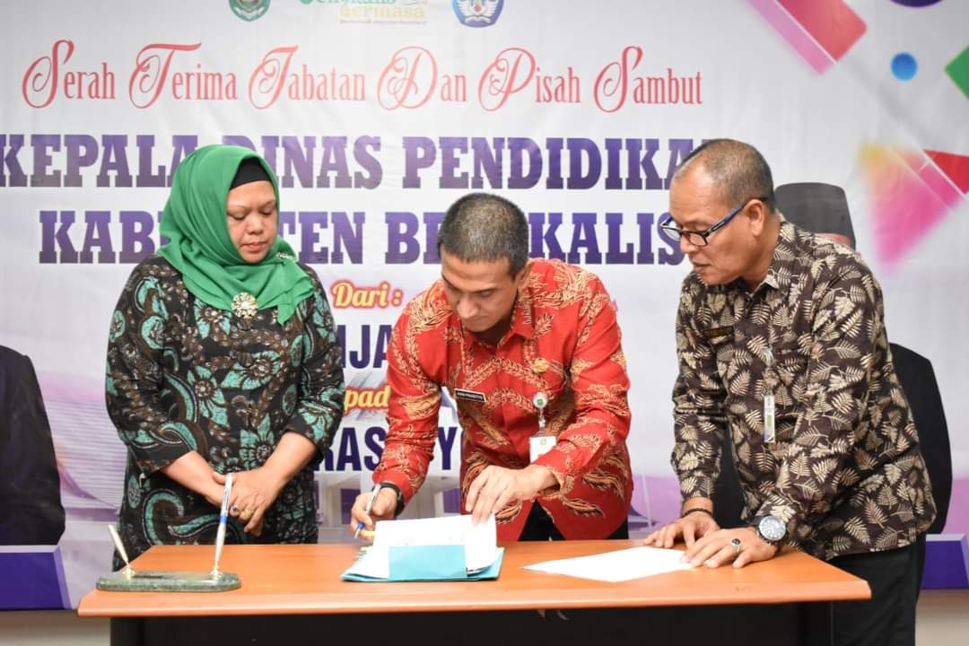 Gelar Pisah Sambut Kadisdik Bengkalis, Hadi Prasetyo: Izinkan Kami Untuk Bergabung