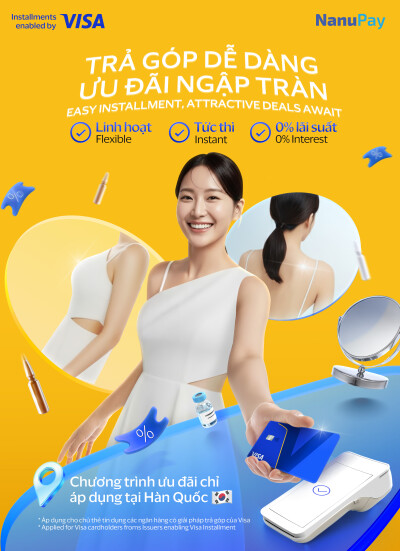 Visa and DealMe launch NanuPay, the world’s first cross-border card installment service, available in South Korea for Vietnamese cardholders