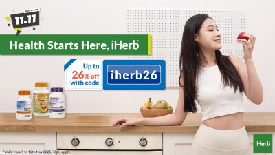 iHerb Singapura Luncurkan 11.11 Wellness Mega Sale dari 5 hingga 24 November