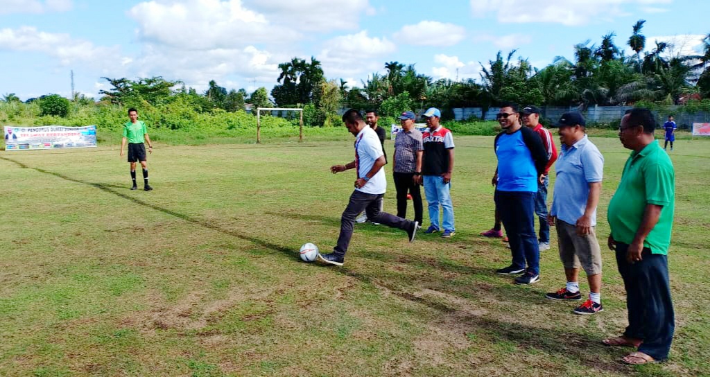 Ketua PSSI Buka Turnamen Komunitas SSB Kota Dumai, Piala Dumai Vision U-12