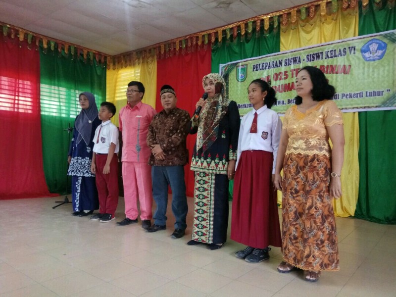 SDN 025 Teluk Binjai Dumai Gelar Perpisahan Siswa