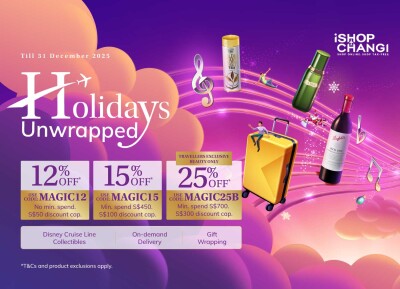 iShopChangi Holidays Unwrapped 2025: Nikmati Belanja Liburan Tanpa Stres dan Hemat Besar