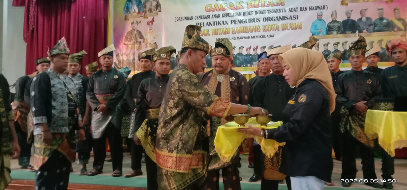 Pelantikan Gagak Hitam Sambang Kota Dumai Berjalan Aman, Tertib dan Lancar