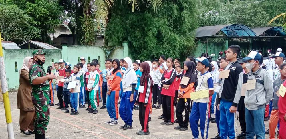 Babinsa Koramil 02 Melaksanakan Kegiatan Pembekalan Bela Negara