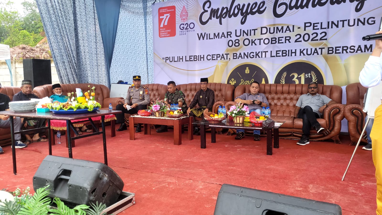 Danramil PWK 04/MK Hadiri Kegiatan HUT Wilmar ke 31